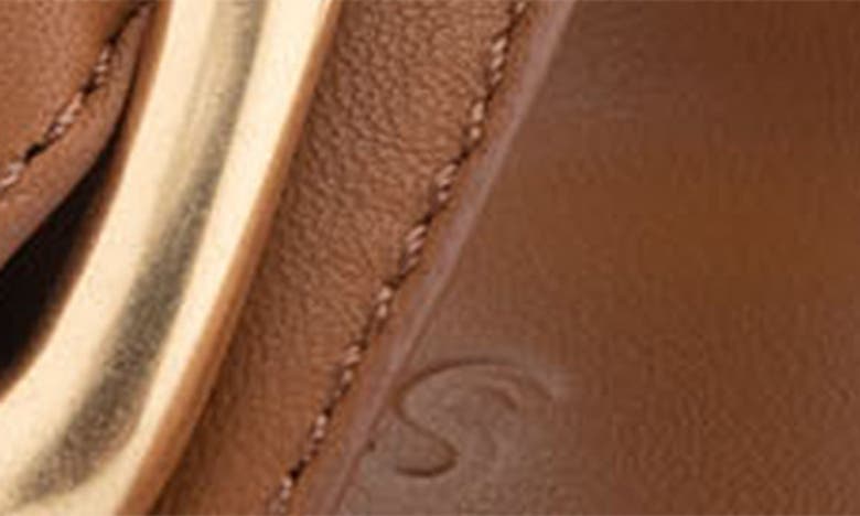 Shop Aerosoles Lloyd Buckle Sandal In Tan Leather