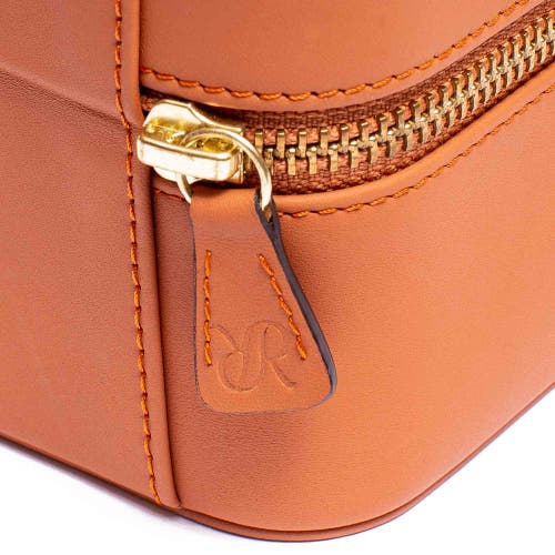 Rapport London Hyde Park Four Zip Case In Tan