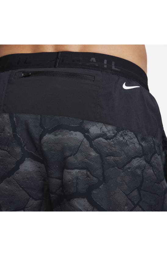 Shop Nike Dri-fit Stride Shorts In Medium Ash/black/white