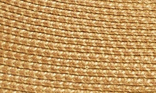 Eric Javits Squishee Classic Woven Fedora Hat In Natural/black