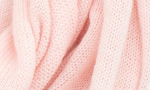 Portolano Merino Wool Infinity Scarf In Baby Pink
