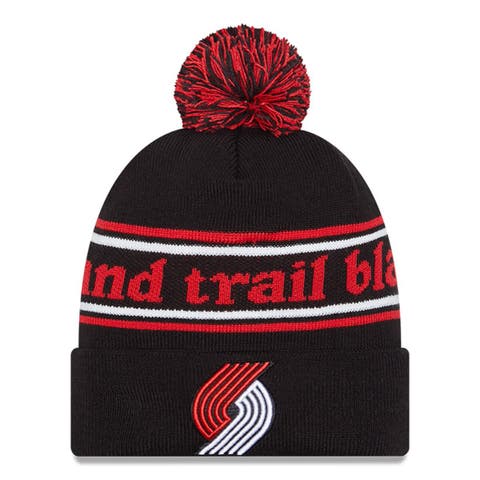 Men's St. Louis City SC New Era Red Confident Cuffed Pom Knit Hat