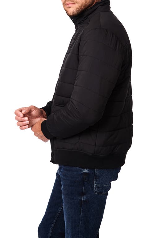 Shop Bernardo Intercept Water Resistant Puffer Jacket In Black