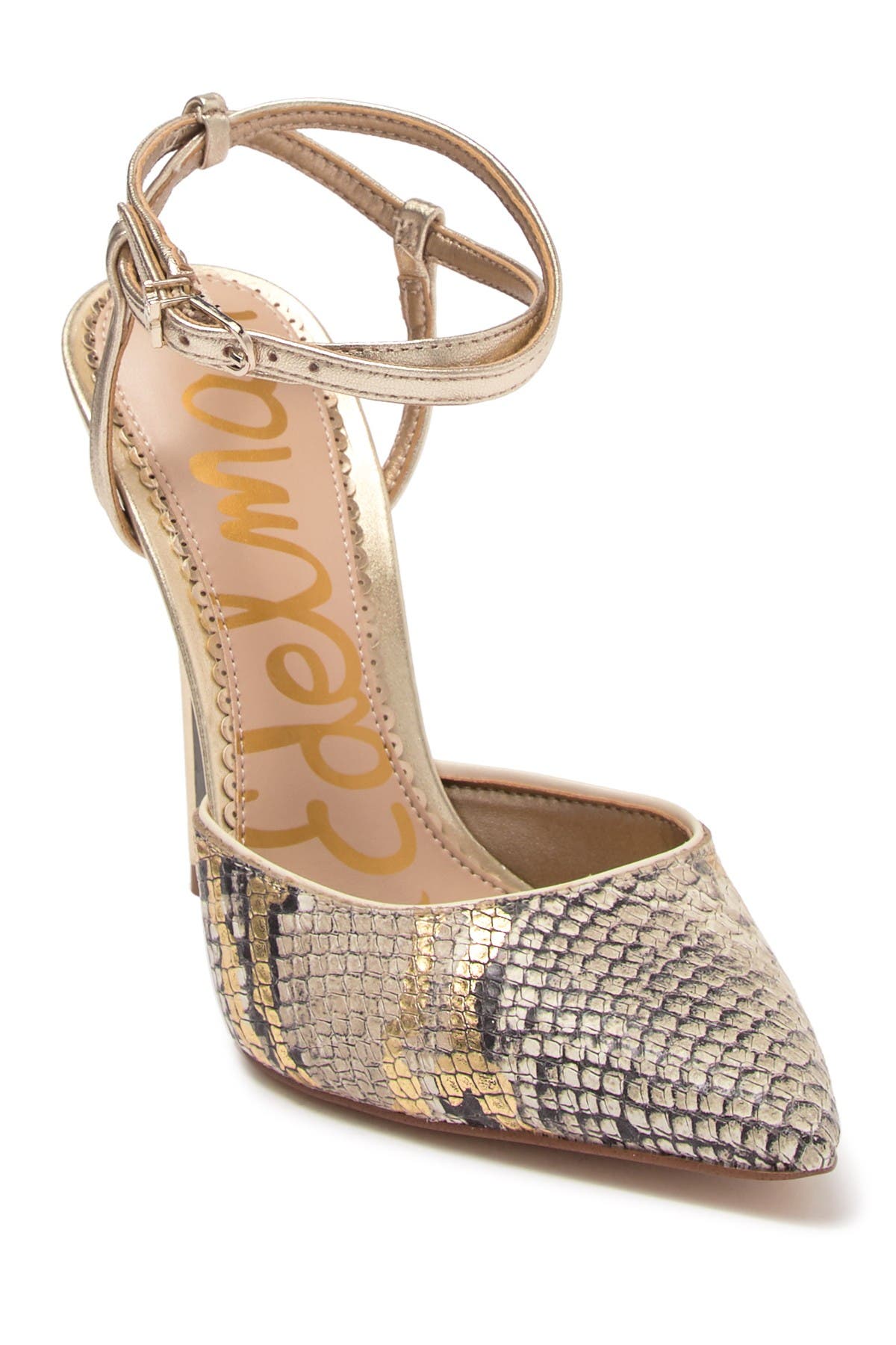 sam edelman snakeskin pumps