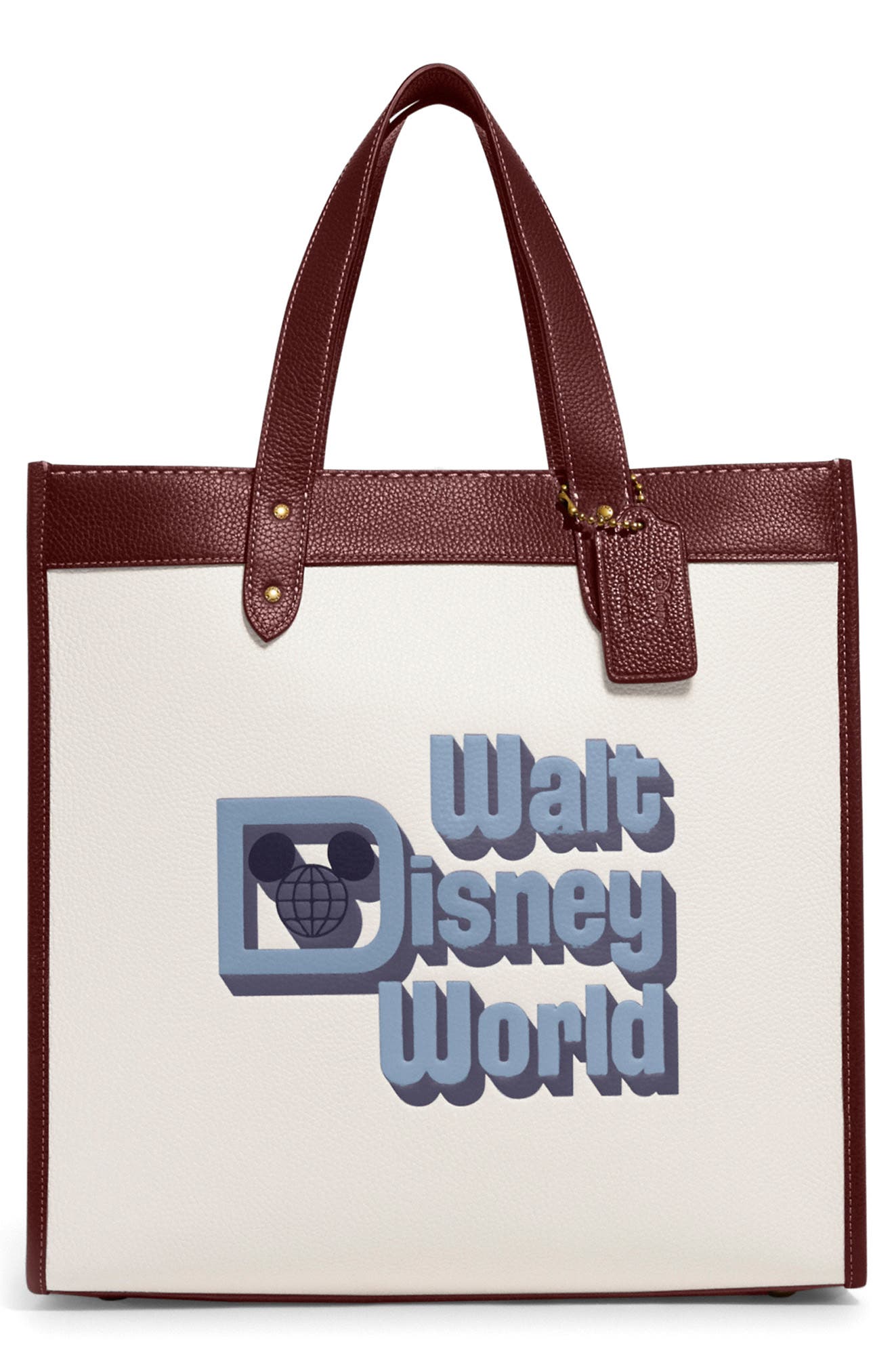 disney leather tote bag