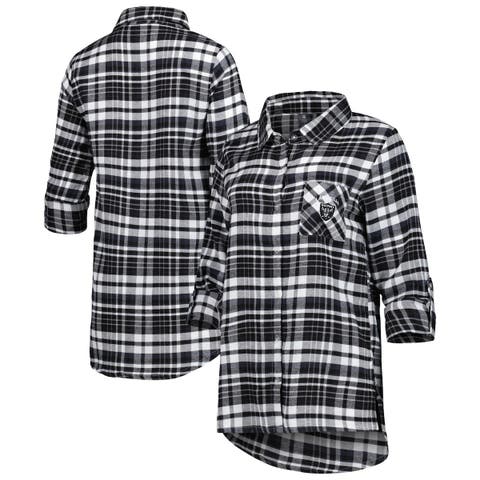 CONCEPTS SPORT Women's Concepts Sport Navy Chicago Bears Plus Size Mainstay  Flannel Full-Button Long Sleeve Nightshirt, Nordstrom