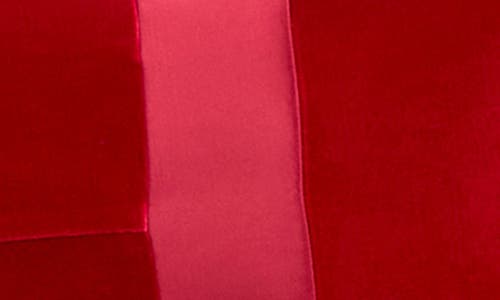 Endless Rose Women's Bow Tie Sleeve Velvet Jumpsuit In Rouge
