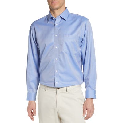 Nordstrom Mens Shop Smartcare(TM) Traditional Fit Herringbone Dress Shirt