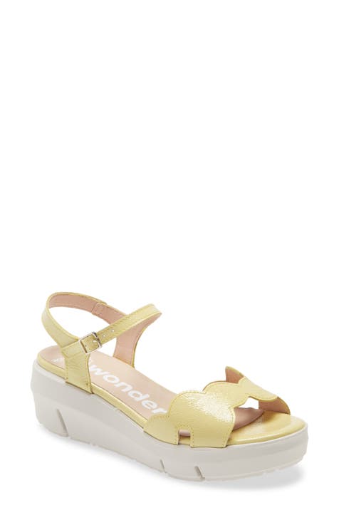 Women's Yellow Wedge Sandals | Nordstrom