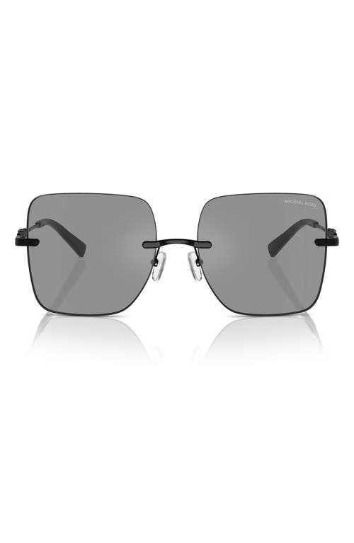 Quebec 55mm Square Sunglasses in Dark Grey