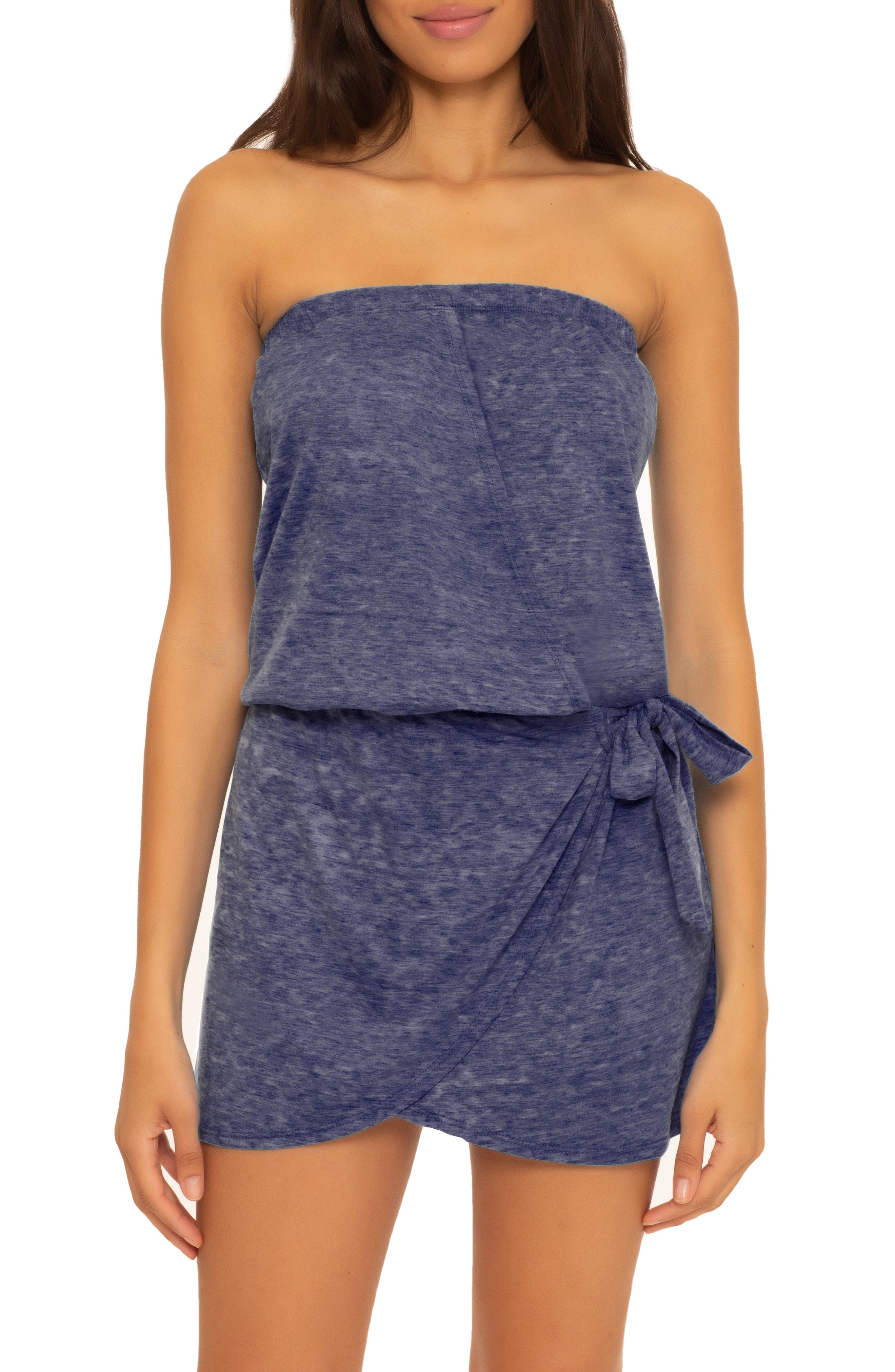 strapless beach dresses