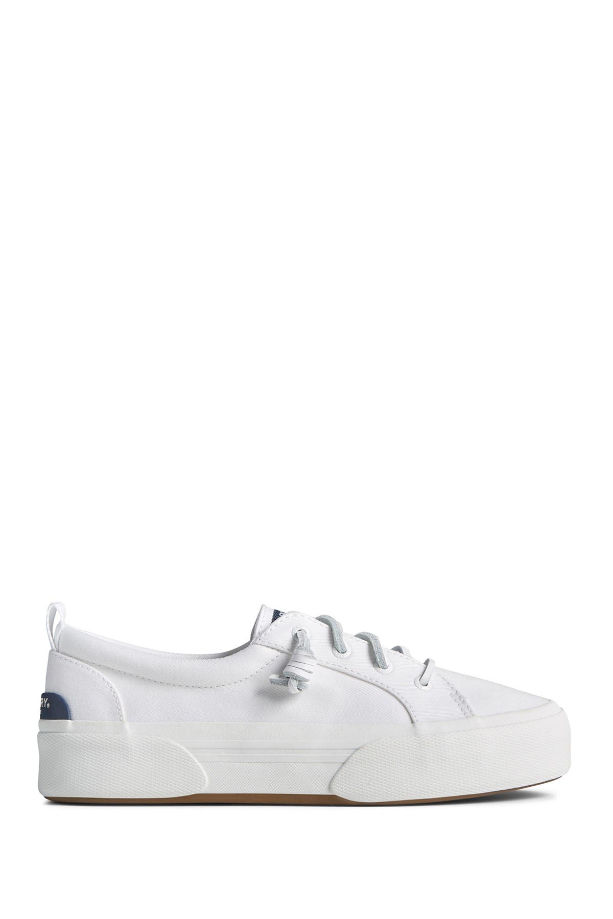 sperry pier wave sneaker white