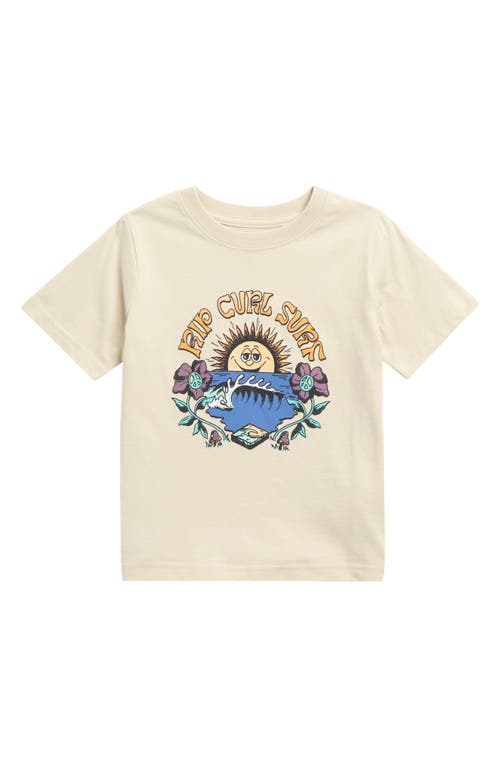 Rip Curl Kids' Mystic Waves Graphic T-Shirt Vintage White at Nordstrom,