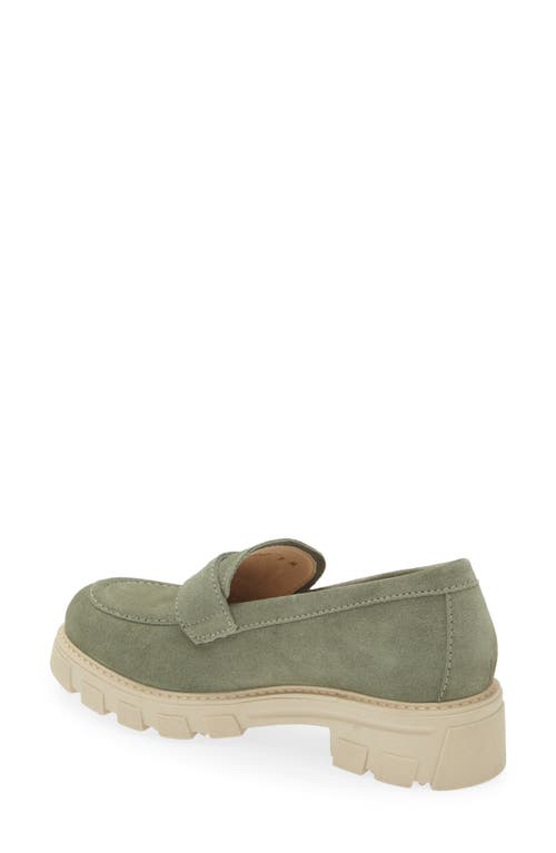 La Canadienne Bevon Loafer In Sage