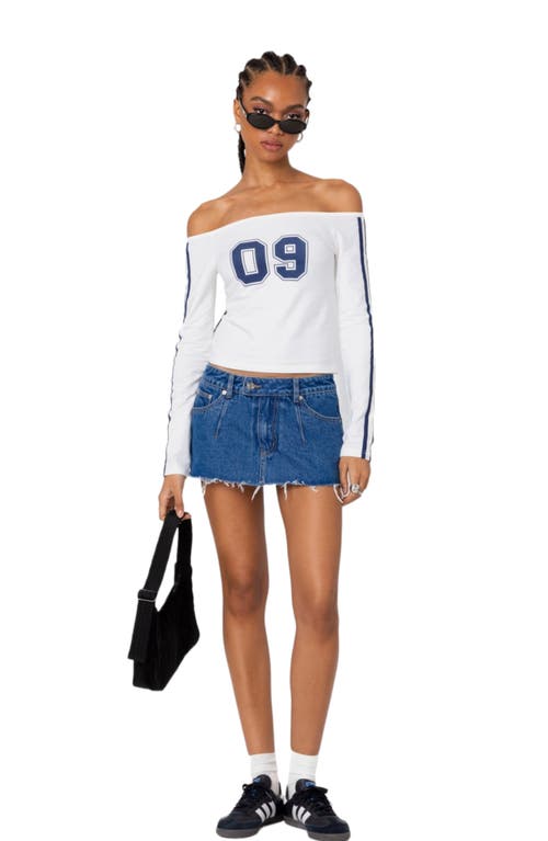 EDIKTED EDIKTED '90S OFF THE SHOULDER TOP
