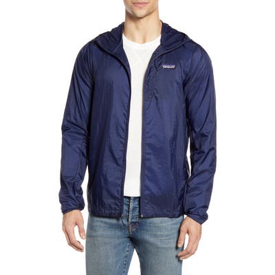 Patagonia Houdini Water Repellent Hooded Jacket, Blue