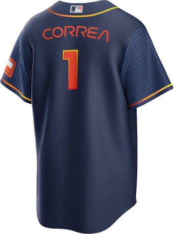 Carlos Correa Houston Astros Nike 2022 City Connect Replica Player Jersey -  Navy