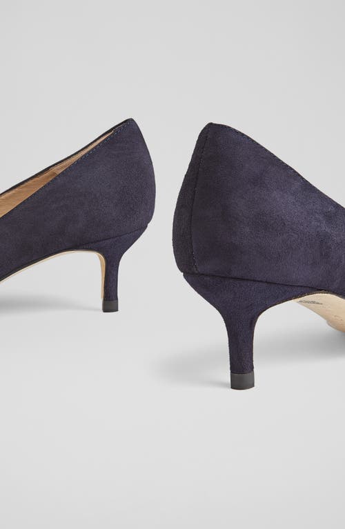 Shop Lk Bennett Audrey Pointed Toe Pump In Navy