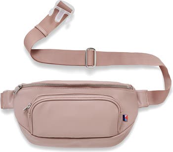 Poppy Women Faux Leather Fanny Pack Belt Bag Phone Pouch Waist Bag Chest  Bag Shoulder Purse for Mother's Day