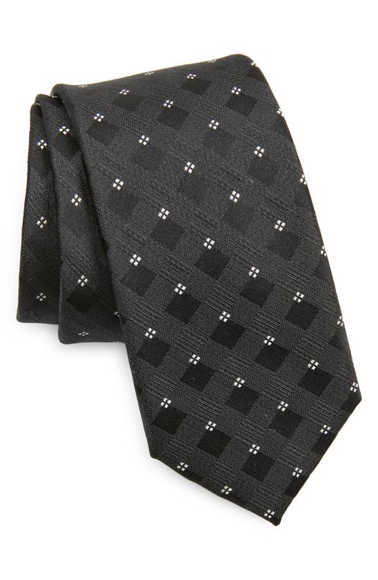 Nordstrom Erwin Geometric Silk Tie In Black