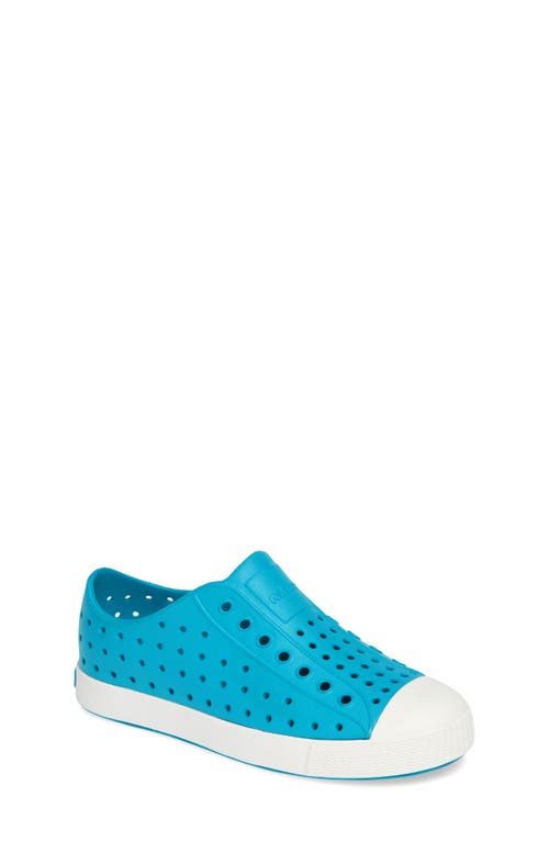 Native Shoes Jefferson Water Friendly Slip-On Vegan Sneaker in Vivid Blue/shell White at Nordstrom, Size 6 M