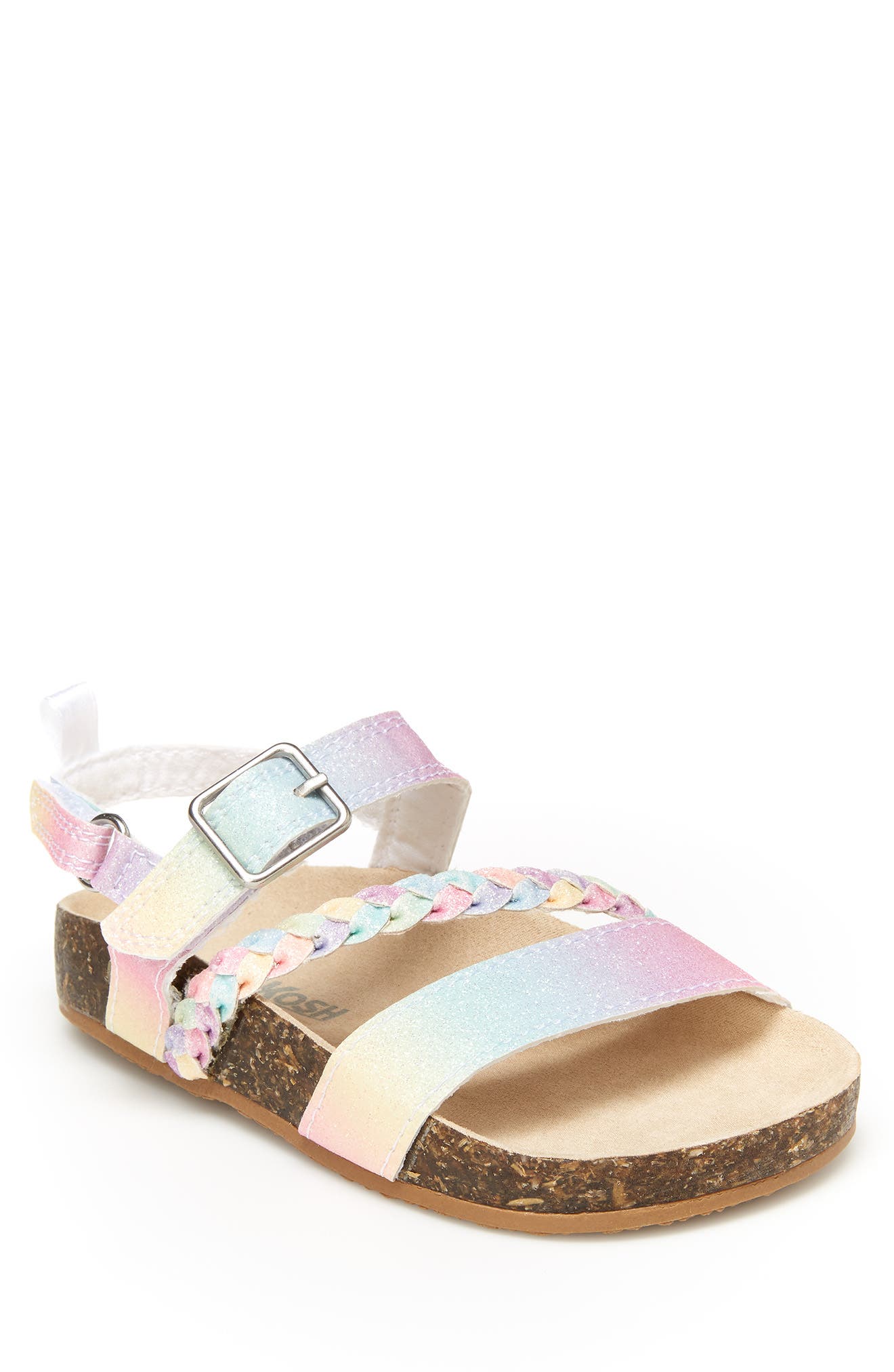 oshkosh rainbow jelly sandals