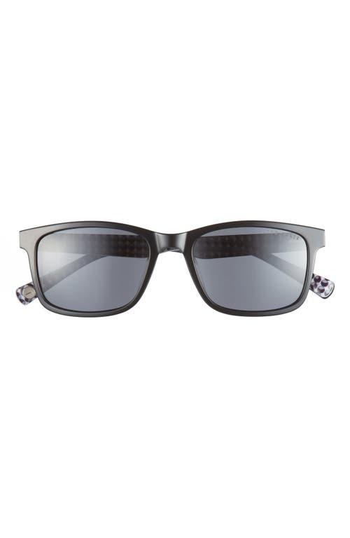 Ted Baker London 54mm Polarized Square Sunglasses In Black