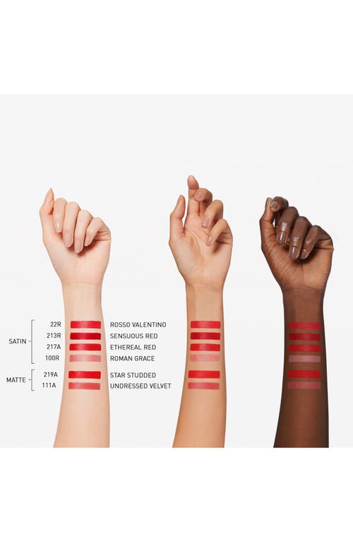 Shop Valentino Rosso  Mini Lipstick In 219a/matte