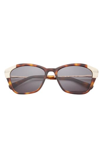 Ted Baker London 55mm Cat Eye Sunglasses In Tortoise