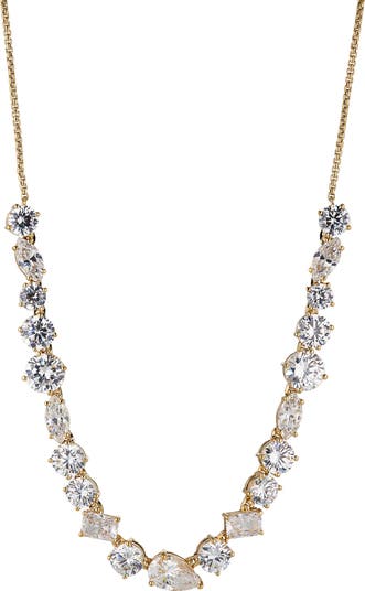 Nadri Large Cubic Zirconia Frontal Necklace Nordstrom
