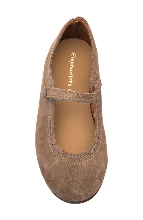 Shop Elephantito Kids' Mary Jane Flat In Beige