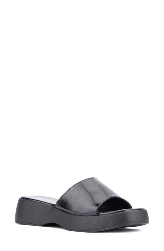 Shop Olivia Miller Ambition Slide Sandal In Black