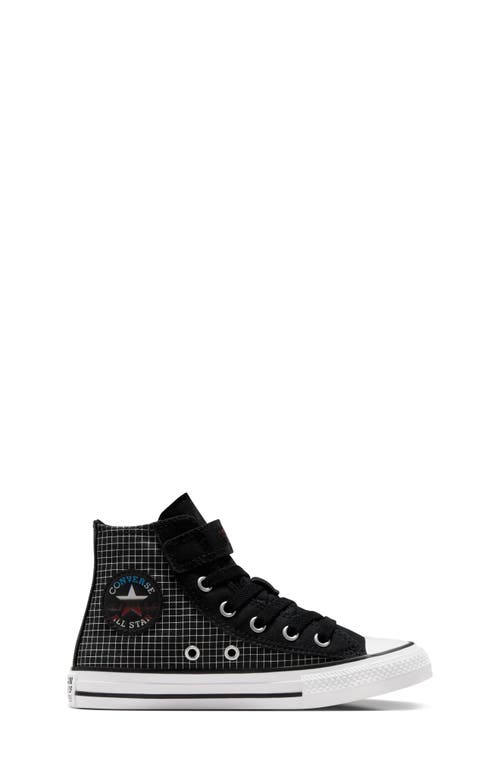 Shop Converse Kids' Chuck Taylor All Star 1v High Top Sneaker In Black/white/red