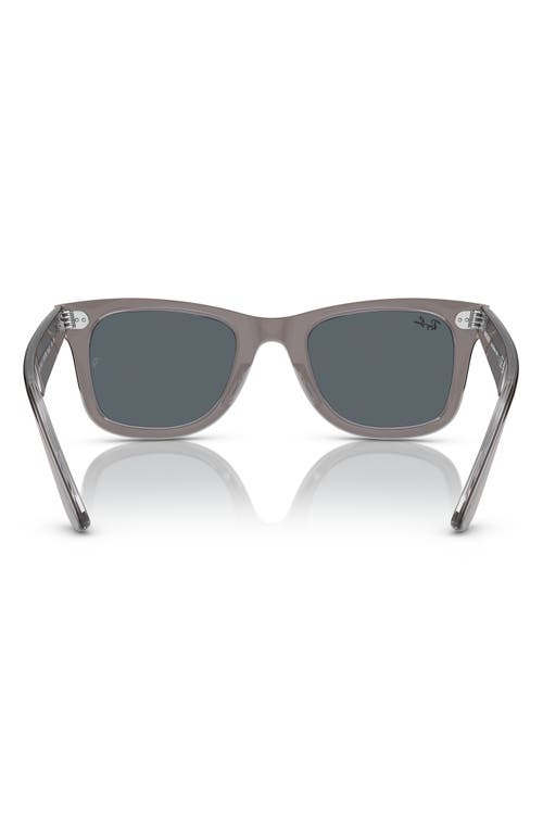 Shop Ray Ban Ray-ban 52mm Square Sunglasses In Grey/navy