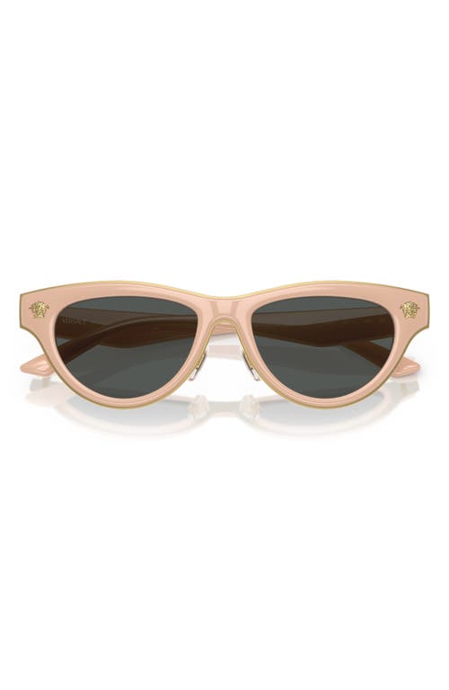 Versace 52mm Cat Eye Sunglasses In Beige