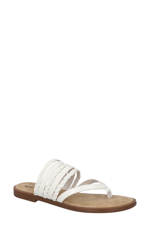 TUSCANY by Easy Street Anji Flip Flop in White