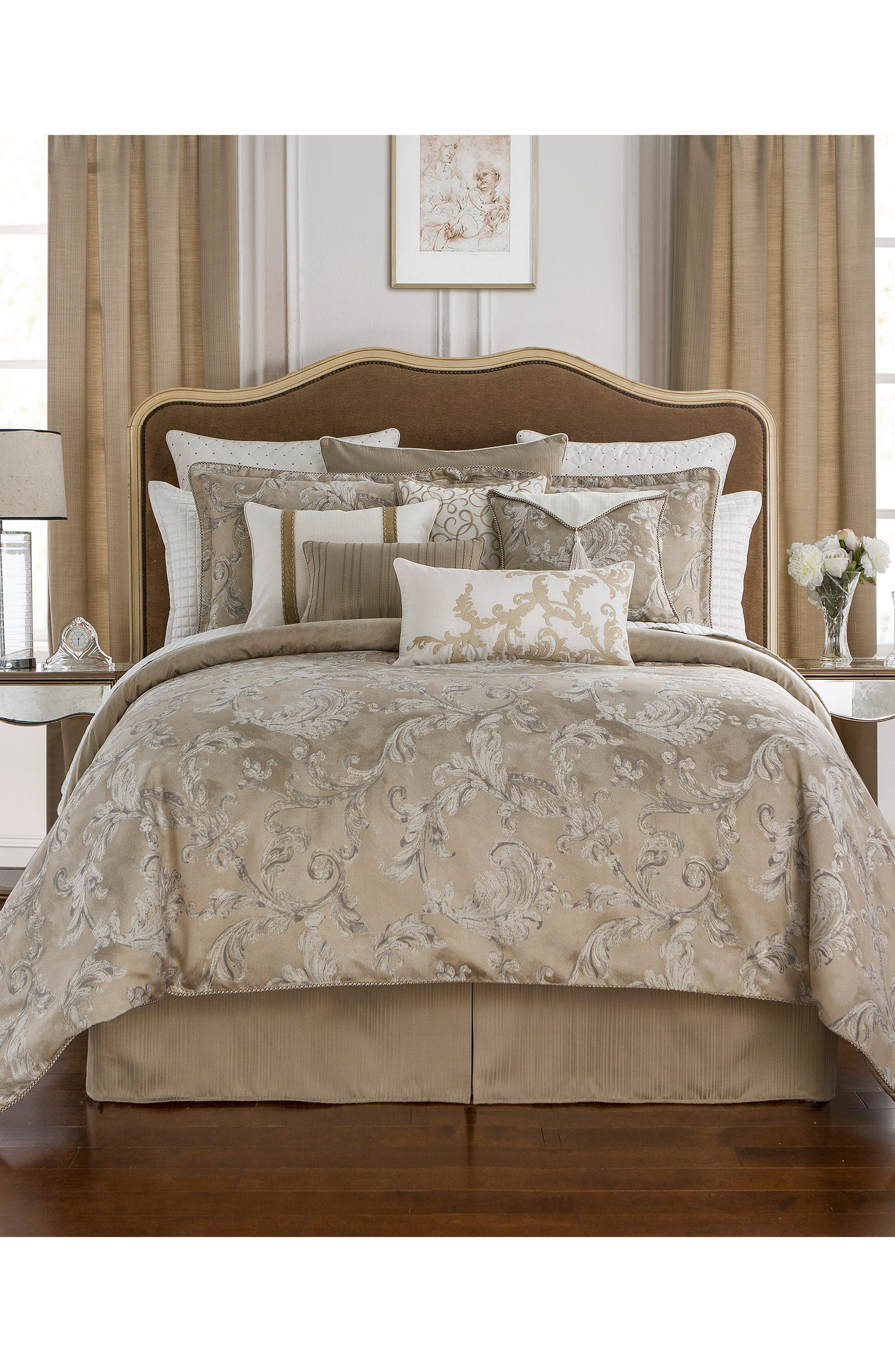 Waterford Chantelle Reversible Comforter Sham Bed Skirt Set
