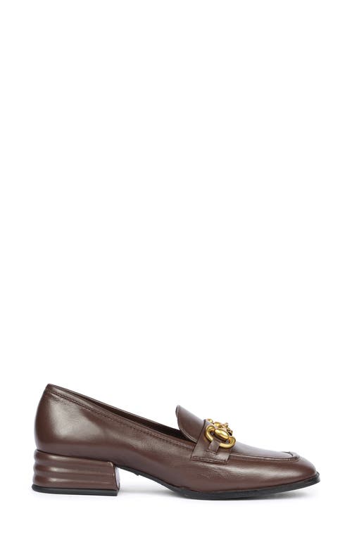 Shop Saint G Abelia Bit Loafer Pump In Coffee