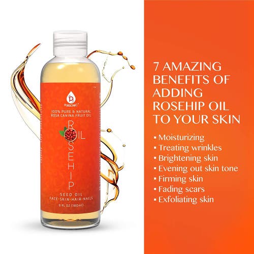 Pursonic 100% Pure Rosehip Oil 6 oz In Multicolor