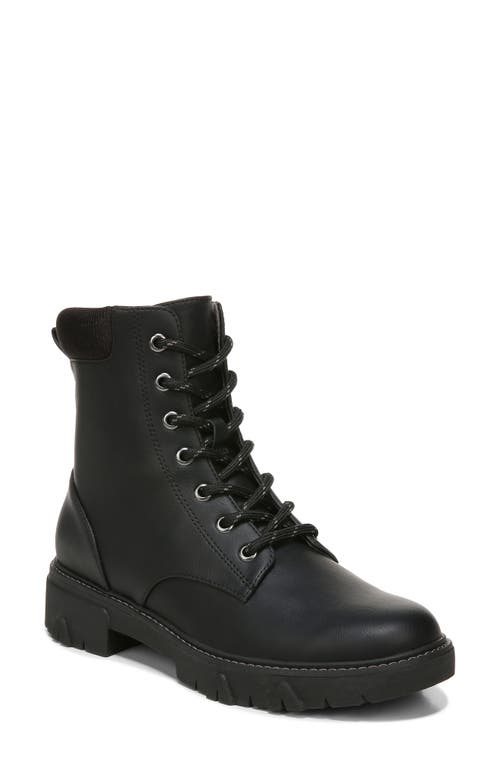 UPC 742976838651 product image for Dr. Scholl's Headstart Lace-Up Combat Boot in Black at Nordstrom, Size 9.5 | upcitemdb.com