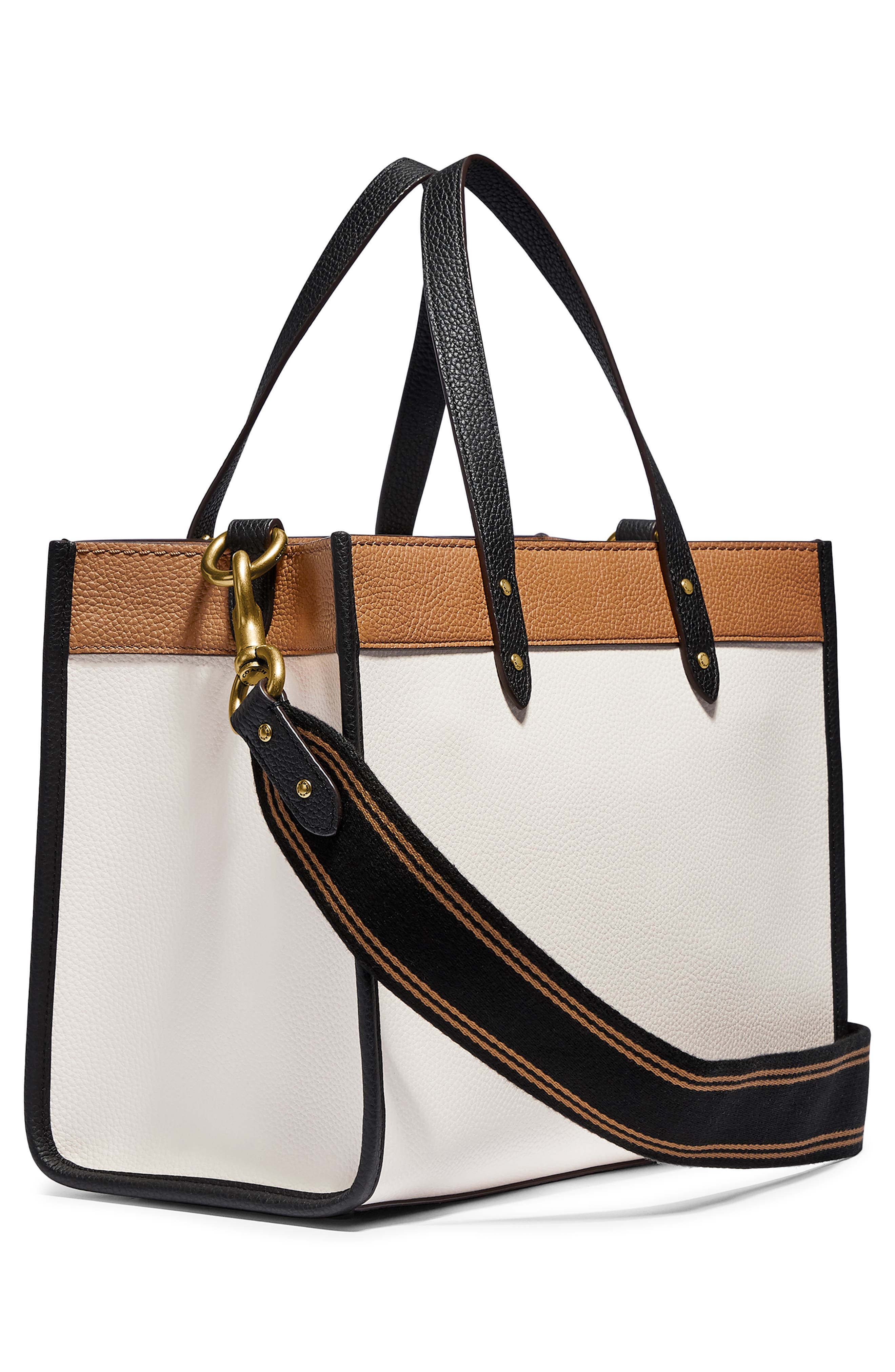 COACH Field Logo Embossed Colorblock Tote Nordstrom