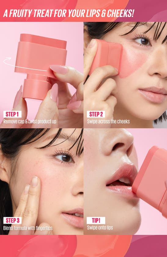 Kaja Dewy Bar Blush & Lip Balm In Berry Sparkler