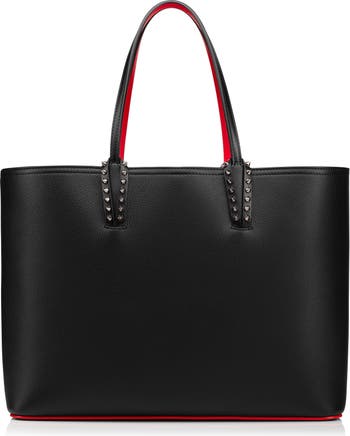 Cabata E/W mini - Tote bag - Calf leather - Black - Christian Louboutin