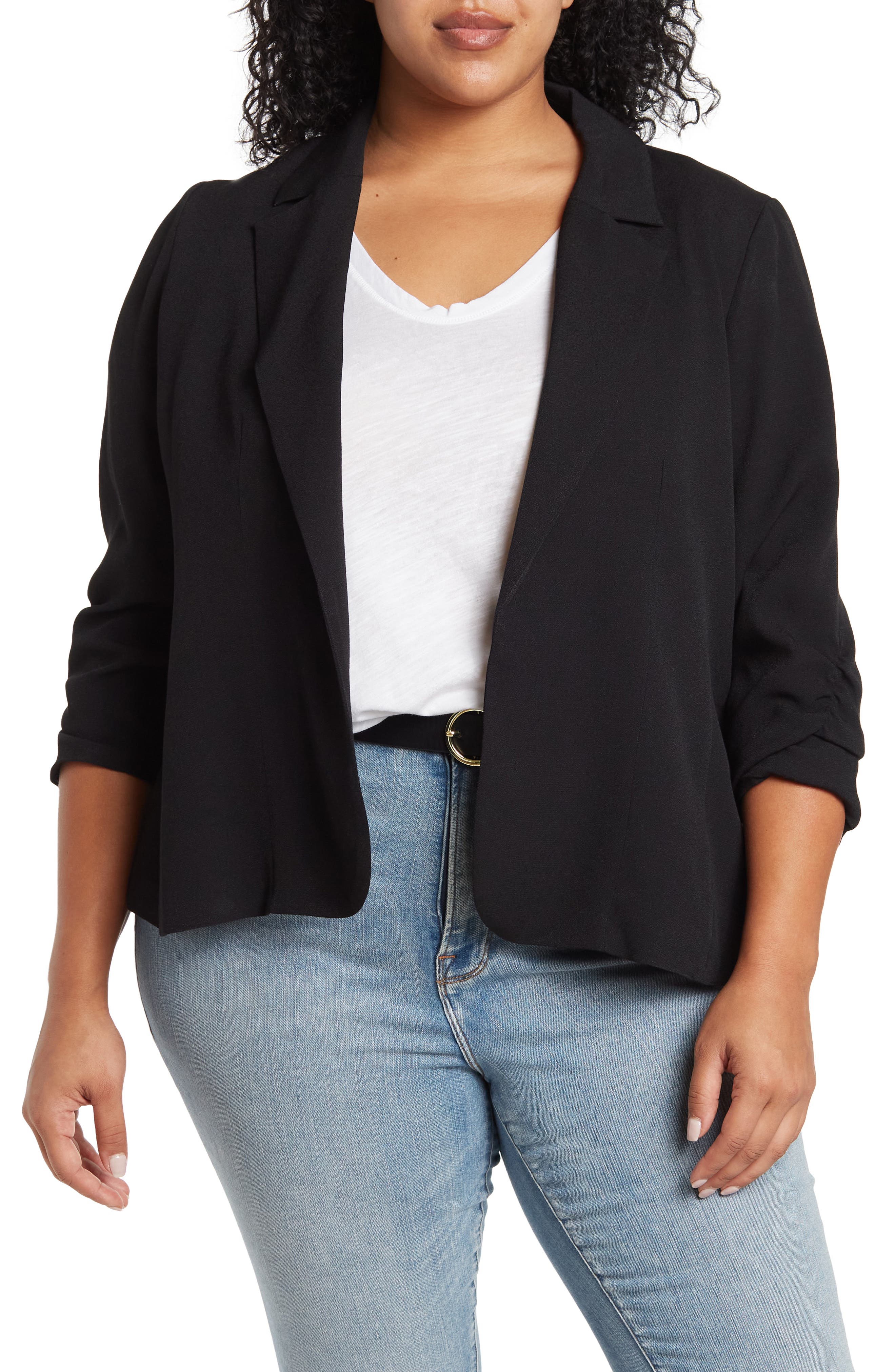 NORDSTROM RACK Ruched Sleeve Jacket Nordstromrack