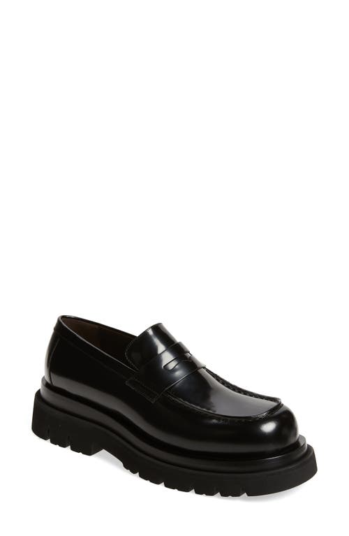 Bottega Veneta Lug Sole Loafer Black at Nordstrom,