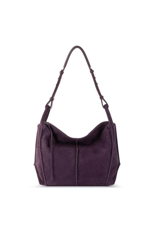 Shop The Sak Los Feliz Hobo In Aubergine Suede