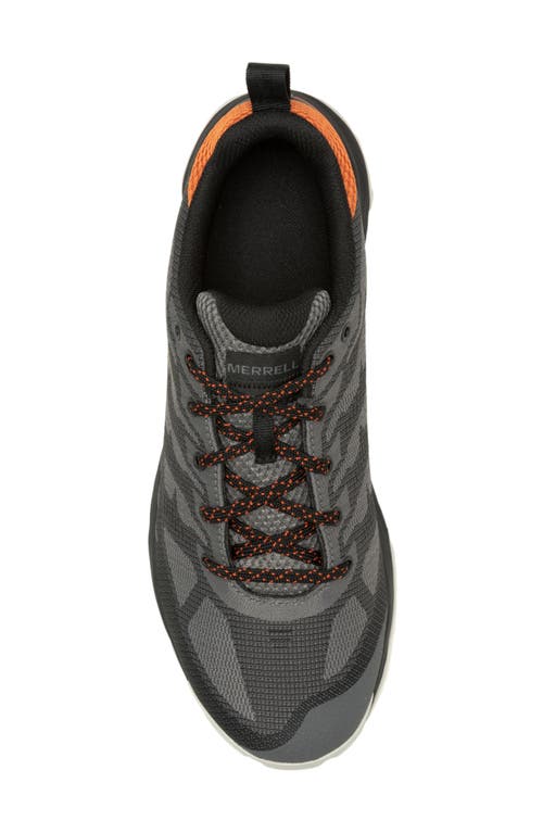 Shop Merrell Speed Eco Hiking Shoe In Charcoal/tangerine