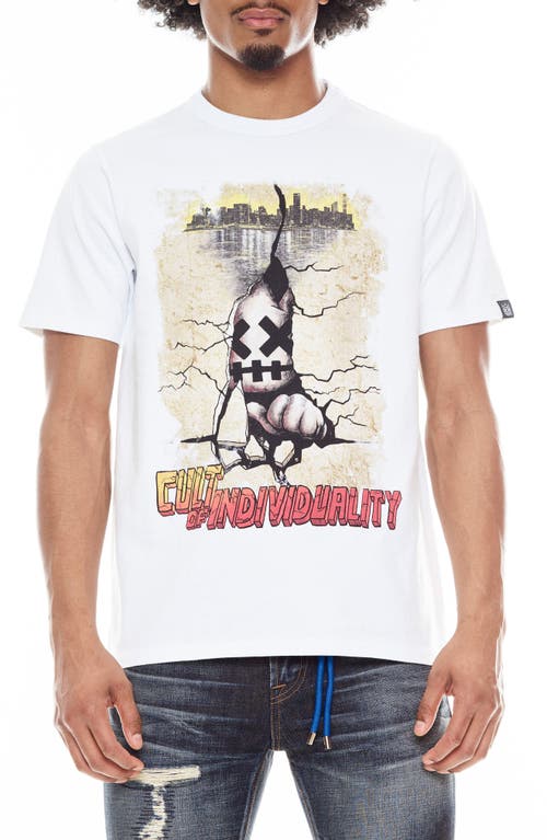 Cult Of Individuality Shimuchan Graphic T-shirt In White