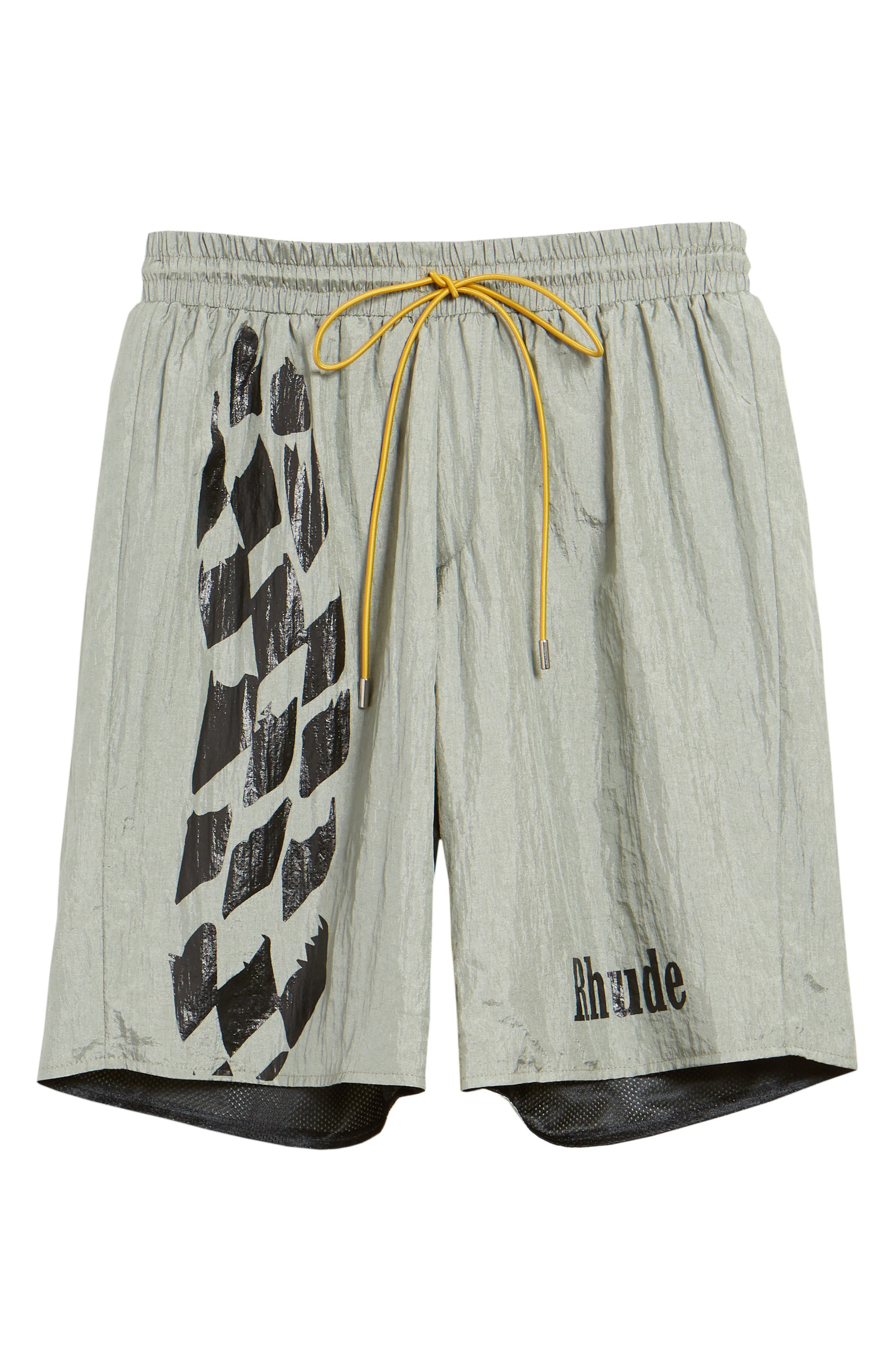 rhude nylon shorts