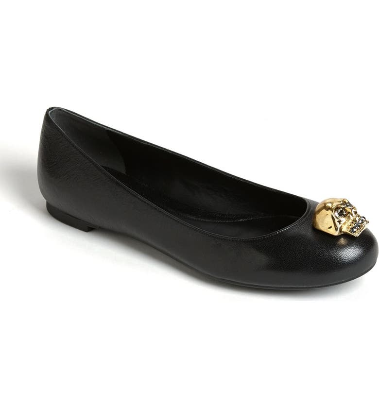 Alexander McQueen Skull Ballet Flat | Nordstrom